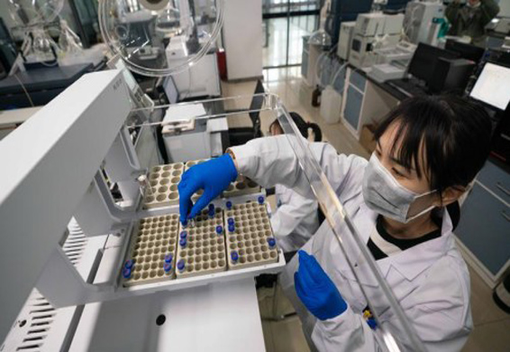 Frustrated researcher in lab